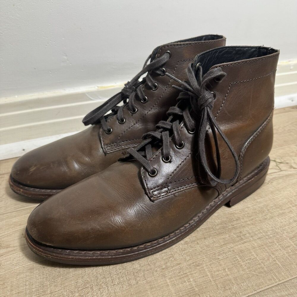 Thursday Boot Company Mens 8 Everyday President Anejo Leather Brown Lace Up Boot